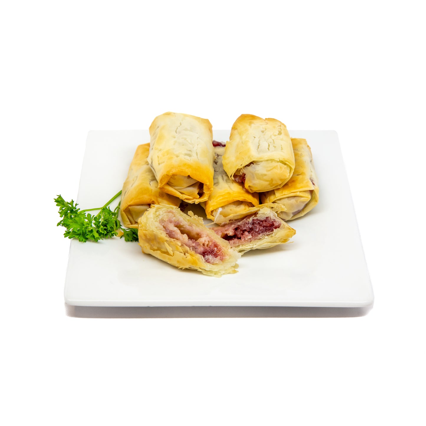 Raspberry Brie in Phyllo